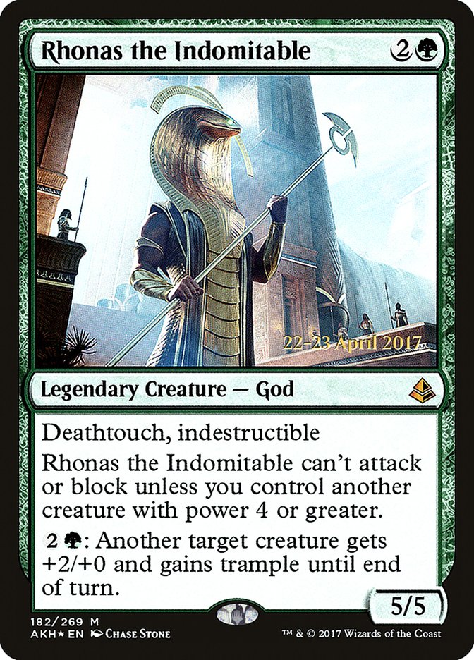 Rhonas the Indomitable [Amonkhet Prerelease Promos] | Shuffle n Cut Hobbies & Games