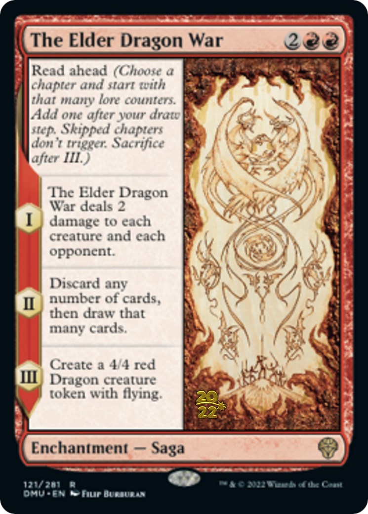 The Elder Dragon War [Dominaria United Prerelease Promos] | Shuffle n Cut Hobbies & Games