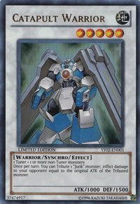 Catapult Warrior [YF02-EN001] Ultra Rare | Shuffle n Cut Hobbies & Games