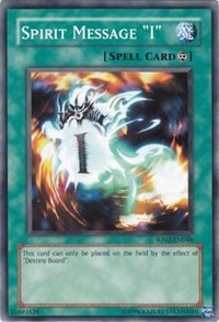 Spirit Message "I" [RP02-EN046] Common | Shuffle n Cut Hobbies & Games