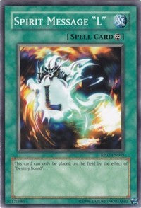 Spirit Message "L" [RP02-EN049] Common | Shuffle n Cut Hobbies & Games