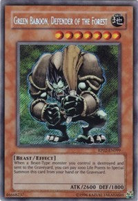 Green Baboon, Defender of the Forest [RP02-EN099] Secret Rare | Shuffle n Cut Hobbies & Games