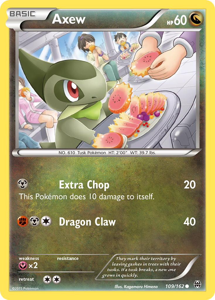 Axew (109/162) [XY: BREAKthrough] | Shuffle n Cut Hobbies & Games