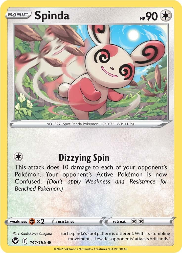 Spinda (141/195) [Sword & Shield: Silver Tempest] | Shuffle n Cut Hobbies & Games