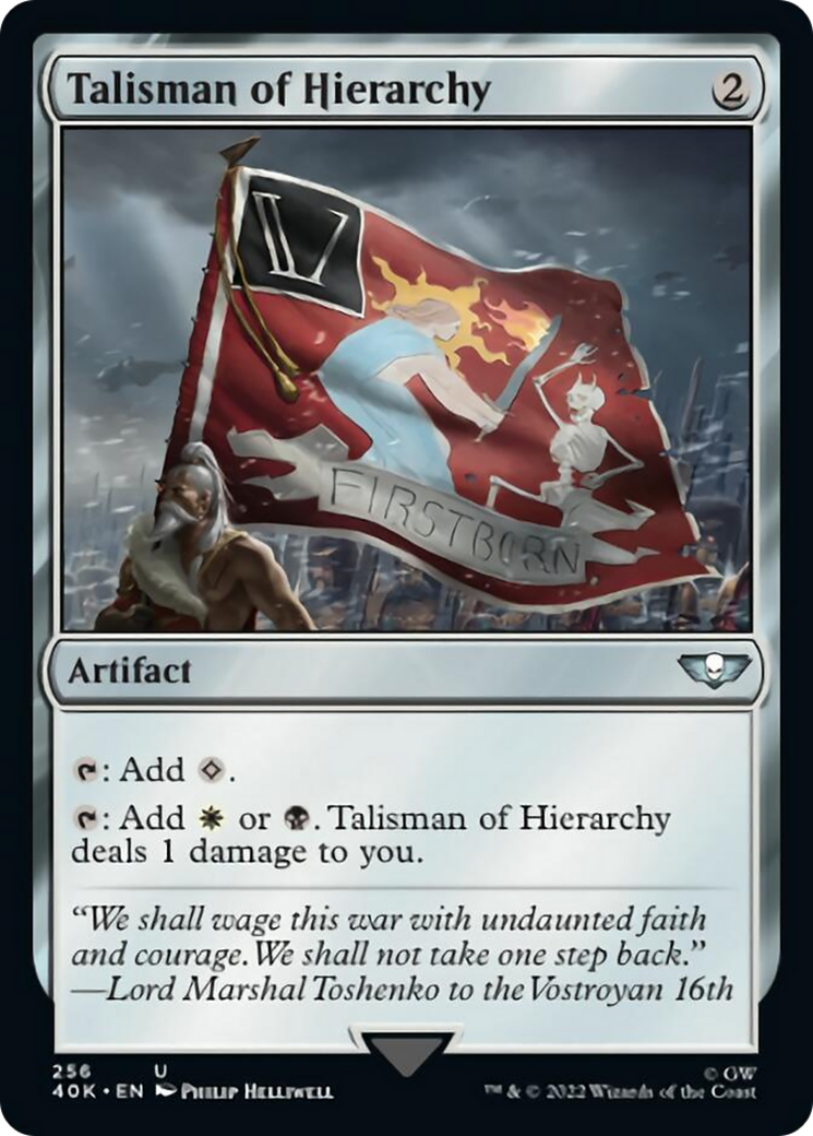 Talisman of Hierarchy (Surge Foil) [Warhammer 40,000] | Shuffle n Cut Hobbies & Games