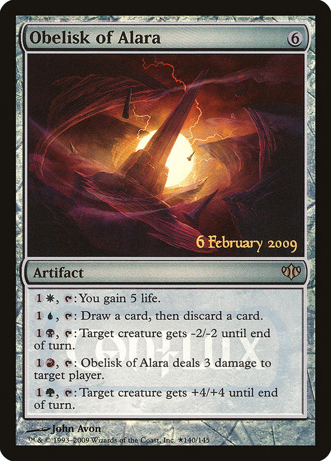 Obelisk of Alara (Launch) [Conflux Promos] | Shuffle n Cut Hobbies & Games