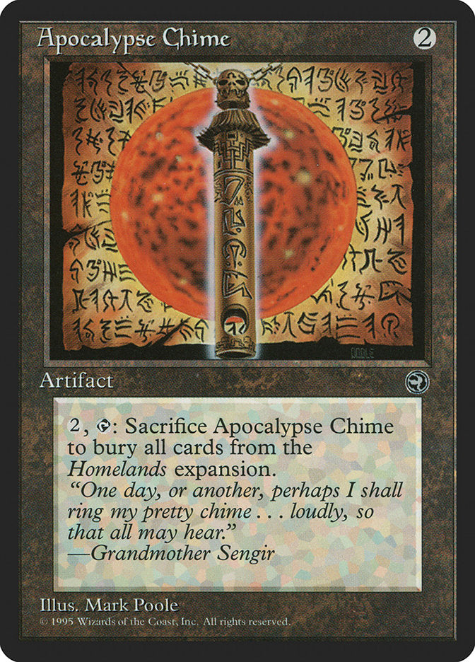 Apocalypse Chime [Homelands] | Shuffle n Cut Hobbies & Games