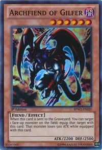 Archfiend of Gilfer [BPW2-EN020] Super Rare | Shuffle n Cut Hobbies & Games