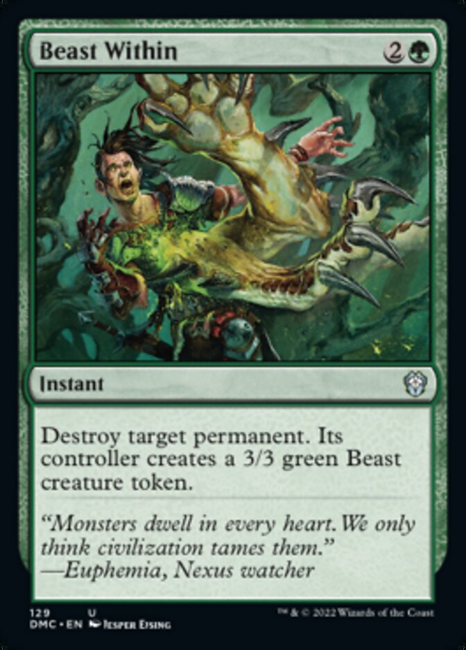 Beast Within [Dominaria United Commander] | Shuffle n Cut Hobbies & Games