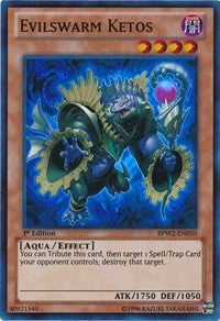 Evilswarm Ketos [BPW2-EN050] Super Rare | Shuffle n Cut Hobbies & Games