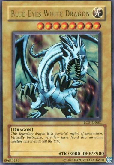 Blue-Eyes White Dragon [LOB-EN001] Ultra Rare | Shuffle n Cut Hobbies & Games