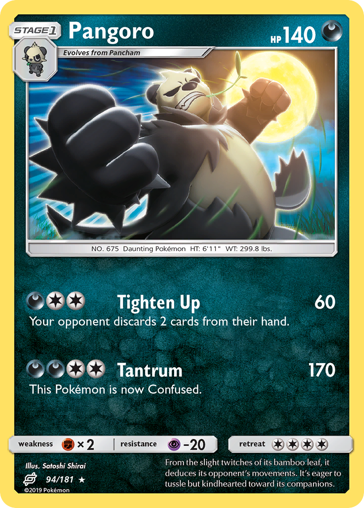 Pangoro (94/181) [Sun & Moon: Team Up] | Shuffle n Cut Hobbies & Games