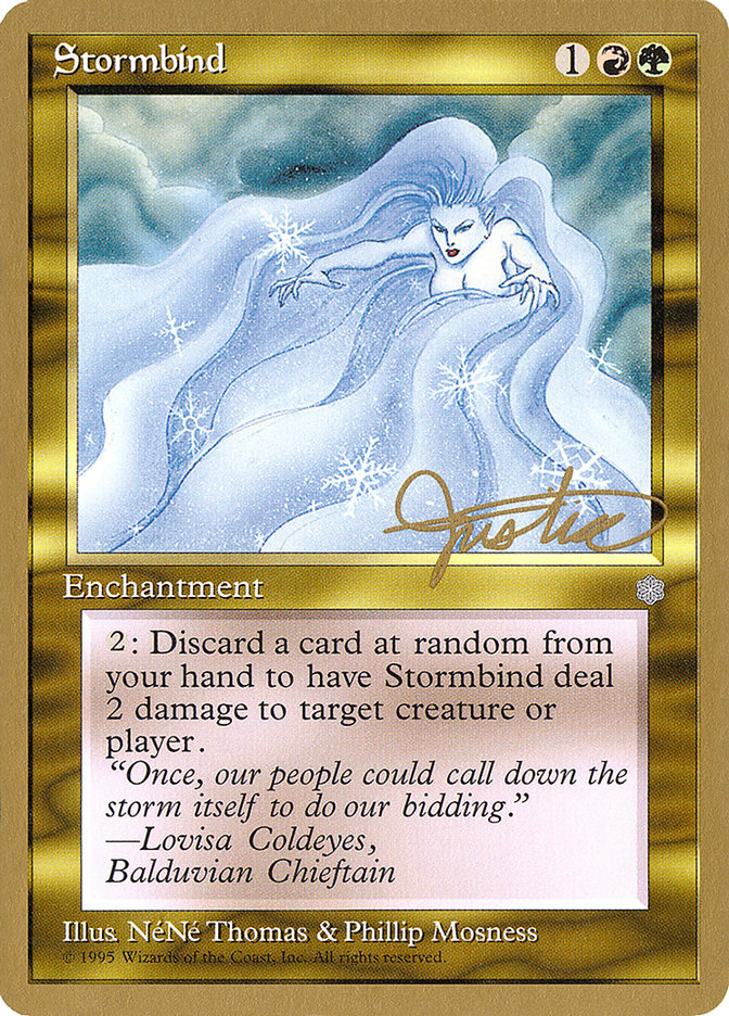 Stormbind (Mark Justice) [Pro Tour Collector Set] | Shuffle n Cut Hobbies & Games