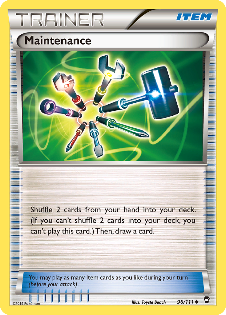 Maintenance (96/111) [XY: Furious Fists] | Shuffle n Cut Hobbies & Games