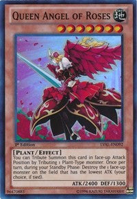 Queen Angel of Roses [LVAL-EN092] Super Rare | Shuffle n Cut Hobbies & Games