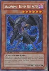 Blackwing - Elphin the Raven [CT06-ENS01] Secret Rare | Shuffle n Cut Hobbies & Games