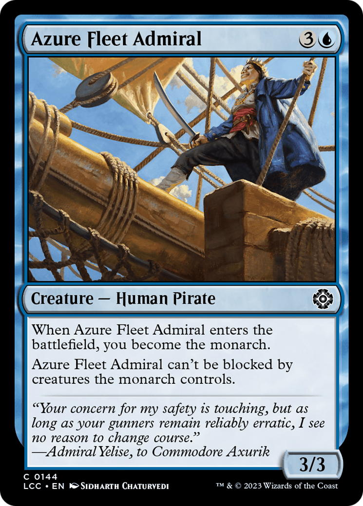 Azure Fleet Admiral [The Lost Caverns of Ixalan Commander] | Shuffle n Cut Hobbies & Games