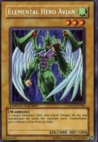 Elemental HERO Avian [EHC1-EN001] Secret Rare | Shuffle n Cut Hobbies & Games