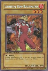 Elemental HERO Burstinatrix [EHC1-EN002] Secret Rare | Shuffle n Cut Hobbies & Games