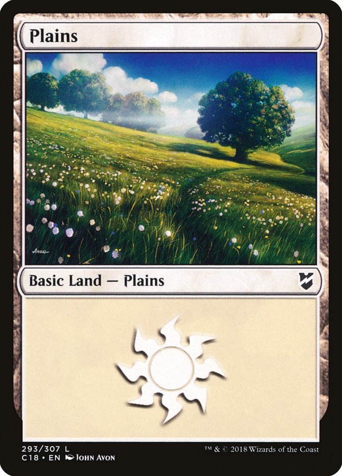 Plains (293) [Commander 2018] | Shuffle n Cut Hobbies & Games