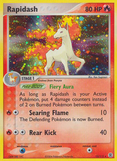 Rapidash (13/112) [EX: FireRed & LeafGreen] | Shuffle n Cut Hobbies & Games