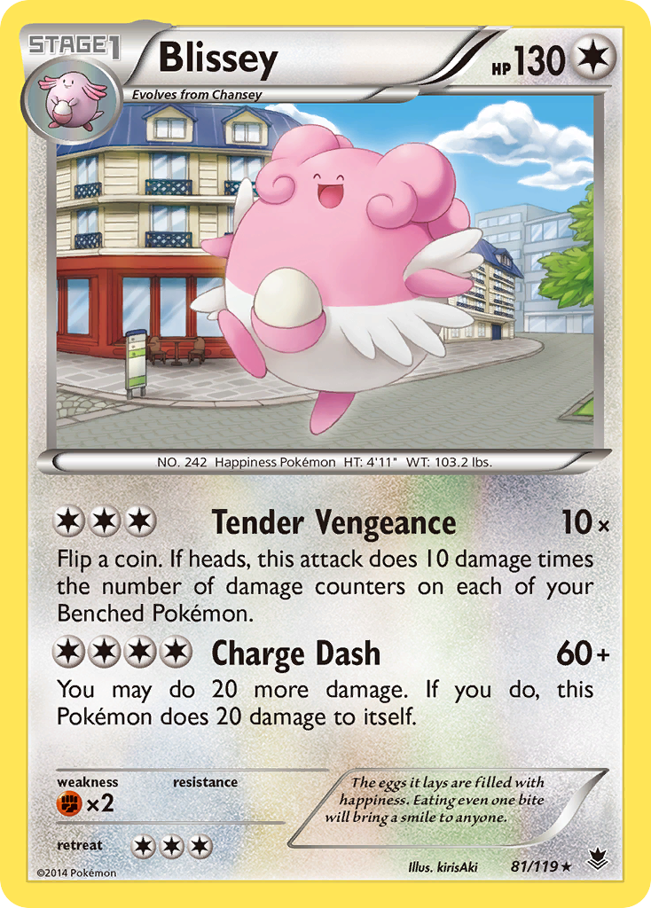 Blissey (81/119) [XY: Phantom Forces] | Shuffle n Cut Hobbies & Games