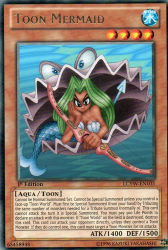 Toon Mermaid [LCYW-EN105] Rare | Shuffle n Cut Hobbies & Games