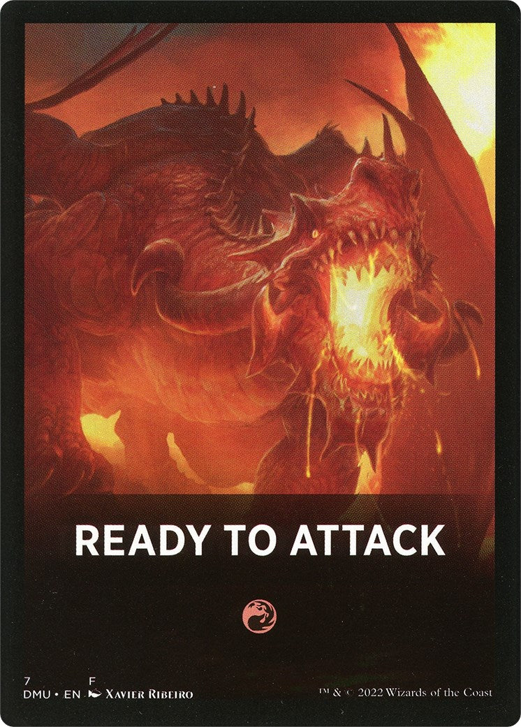 Ready to Attack Theme Card [Dominaria United Tokens] | Shuffle n Cut Hobbies & Games