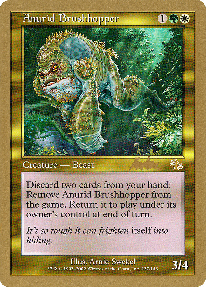 Anurid Brushhopper (Brian Kibler) [World Championship Decks 2002] | Shuffle n Cut Hobbies & Games