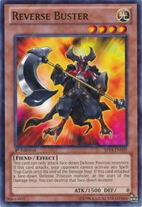 Reverse Buster [SP14-EN009] Starfoil Rare | Shuffle n Cut Hobbies & Games