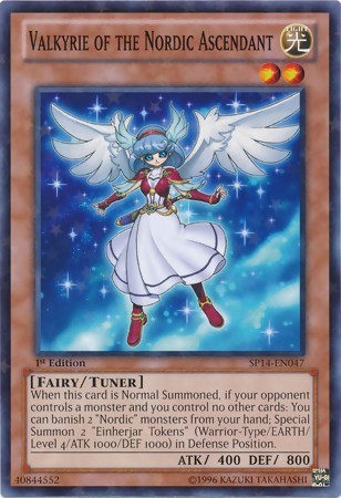 Valkyrie of the Nordic Ascendant [SP14-EN047] Starfoil Rare | Shuffle n Cut Hobbies & Games