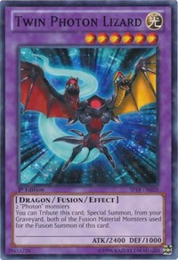 Twin Photon Lizard [SP14-EN020] Starfoil Rare | Shuffle n Cut Hobbies & Games