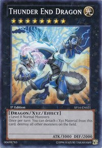 Thunder End Dragon [SP14-EN021] Starfoil Rare | Shuffle n Cut Hobbies & Games