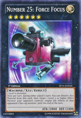 Number 25: Force Focus [SP14-EN026] Starfoil Rare | Shuffle n Cut Hobbies & Games