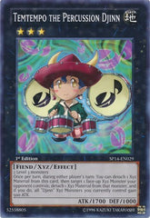 Temtempo the Percussion Djinn [SP14-EN029] Starfoil Rare | Shuffle n Cut Hobbies & Games