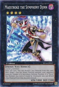 Maestroke the Symphony Djinn [SP14-EN031] Starfoil Rare | Shuffle n Cut Hobbies & Games