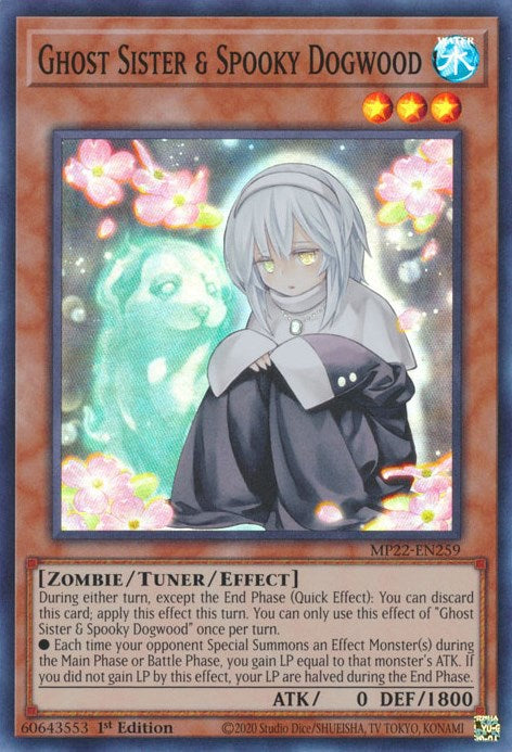 Ghost Sister & Spooky Dogwood [MP22-EN259] Super Rare | Shuffle n Cut Hobbies & Games