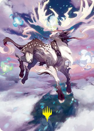 Hinata, Dawn-Crowned Art Card (Gold-Stamped Signature) [Kamigawa: Neon Dynasty Art Series] | Shuffle n Cut Hobbies & Games