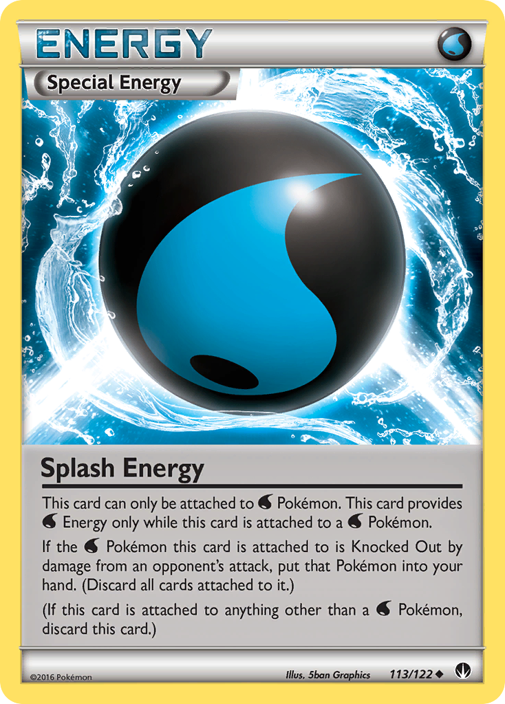 Splash Energy (113/122) [XY: BREAKpoint] | Shuffle n Cut Hobbies & Games