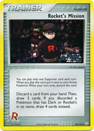 Rocket's Mission (88/109) (Stamped) [EX: Team Rocket Returns] | Shuffle n Cut Hobbies & Games