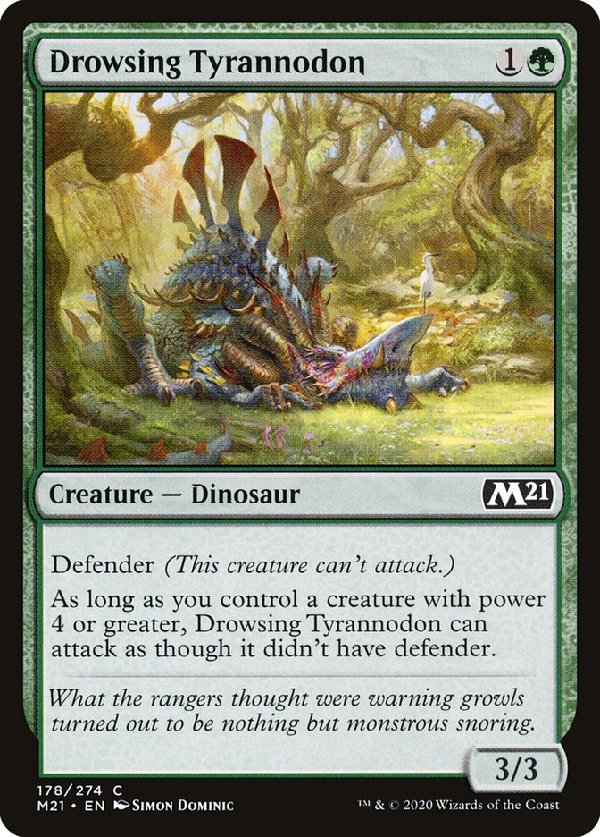 Drowsing Tyrannodon [Core Set 2021] | Shuffle n Cut Hobbies & Games