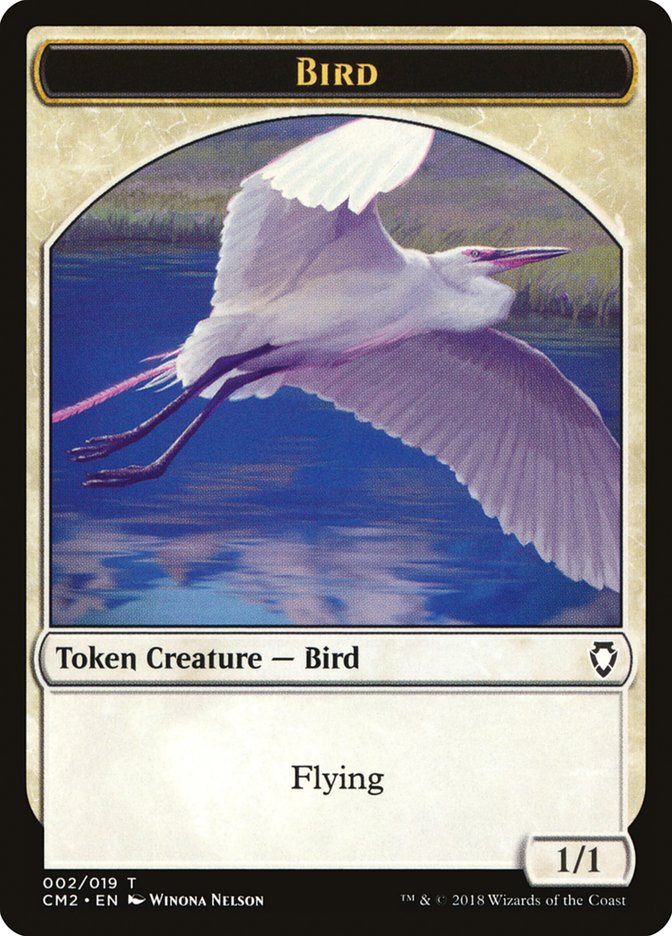 Bird Token [Commander Anthology Volume II Tokens] | Shuffle n Cut Hobbies & Games