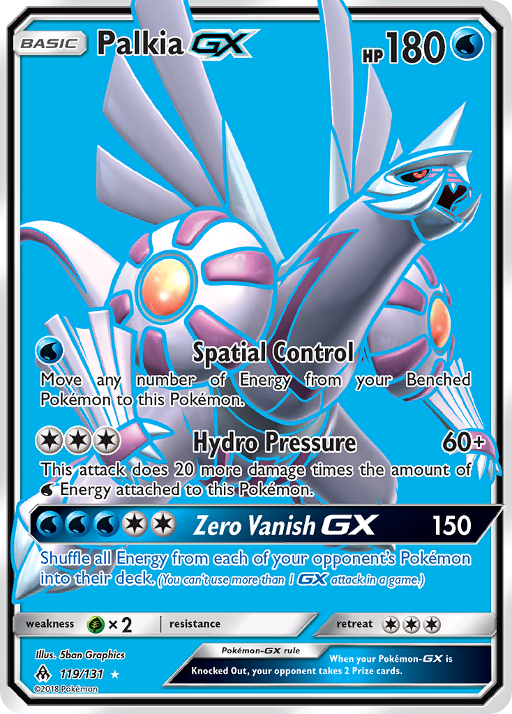 Palkia GX (119/131) [Sun & Moon: Forbidden Light] | Shuffle n Cut Hobbies & Games