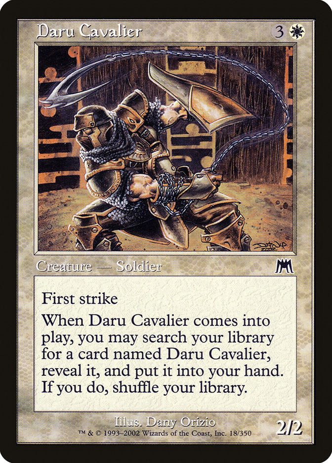 Daru Cavalier [Onslaught] | Shuffle n Cut Hobbies & Games