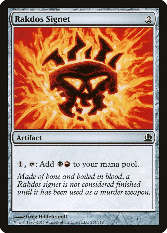 Rakdos Signet [Commander 2011] | Shuffle n Cut Hobbies & Games