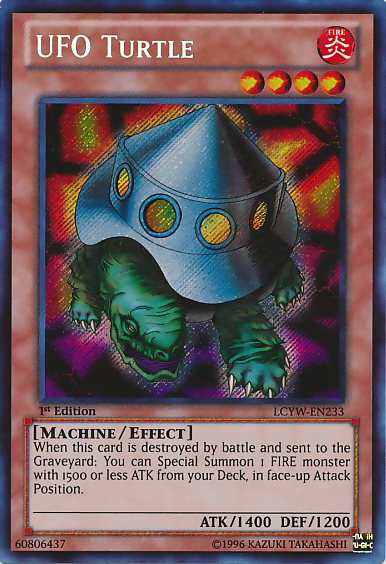 UFO Turtle [LCYW-EN233] Secret Rare | Shuffle n Cut Hobbies & Games