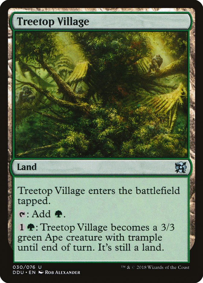 Treetop Village [Duel Decks: Elves vs. Inventors] | Shuffle n Cut Hobbies & Games