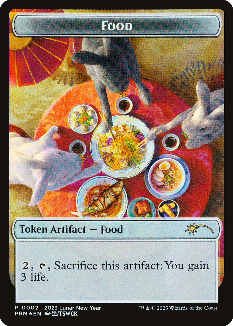 Food Token [Year of the Rabbit 2023] | Shuffle n Cut Hobbies & Games