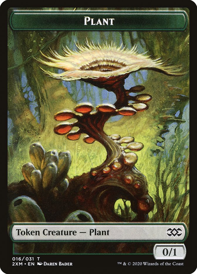 Eldrazi Spawn // Plant Double-Sided Token [Double Masters Tokens] | Shuffle n Cut Hobbies & Games