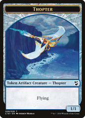 Myr (007) // Thopter (008) Double-Sided Token [Commander 2018 Tokens] | Shuffle n Cut Hobbies & Games